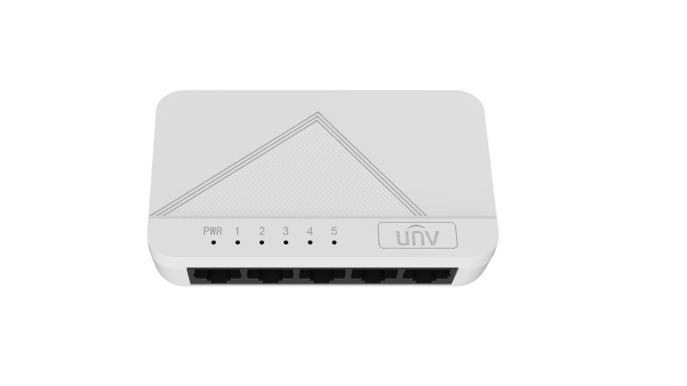 Switch de carcasa de plástico GIgabit de 5 puertos NSW1010-5GT-IN Uniview
